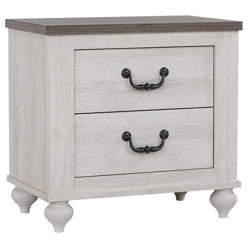 Stillwood - 2-Drawer Nightstand - Vintage Linen.