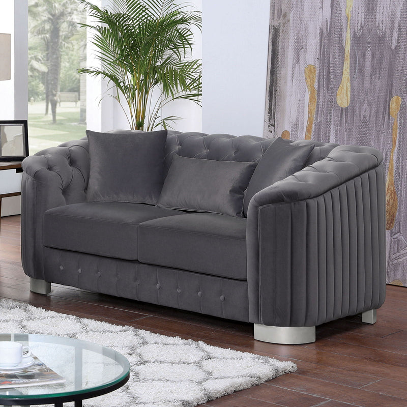 Castellon - Loveseat - Dark Gray