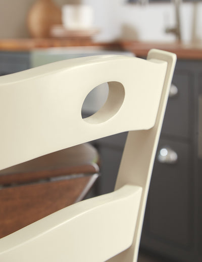 Woodanville - Cream / Brown - Dining Room Side Chair (Set of 2).