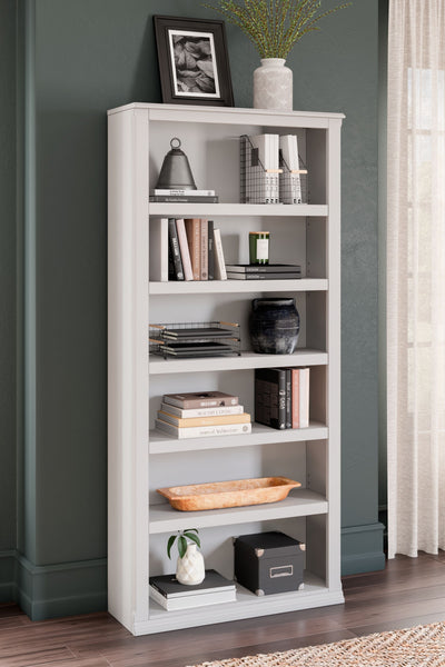 Kanwyn - Whitewash - Large Bookcase