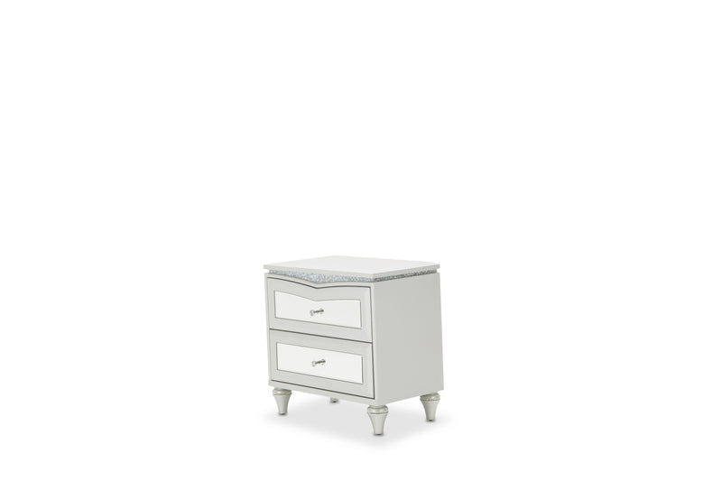 Melrose Plaza - Upholstered Nightstand - Dove