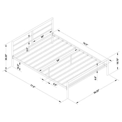 Fisher - Metal Bed - Grand Furniture GA