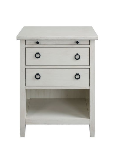 Halim - Accent Table - Antique White Finish - Grand Furniture GA