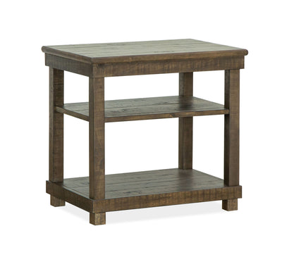 Smithton - Chairside End Table - Homestead Brown.