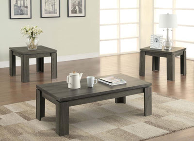 Cain - 3-Piece Occasional Table Set - Weathered Grey.