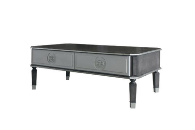 House - Beatrice Coffee Table - Charcoal & Light Gray Finish - Grand Furniture GA