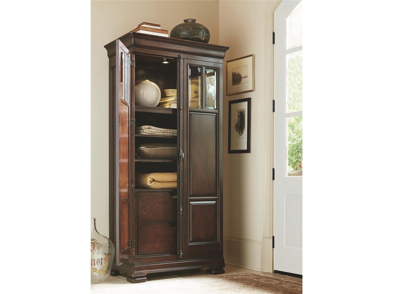 Reprise - Tall Cabinet - Dark Brown.