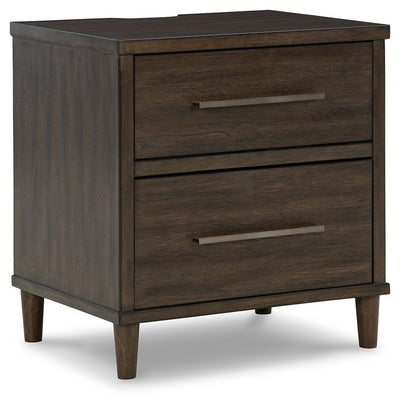 Wittland - Brown - Two Drawer Night Stand.