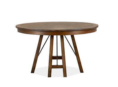 Bay Creek - Round Dining Table - Toasted Nutmeg.