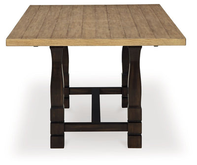 Charterton - Two-tone Brown - Rectangular Dining Room Table.