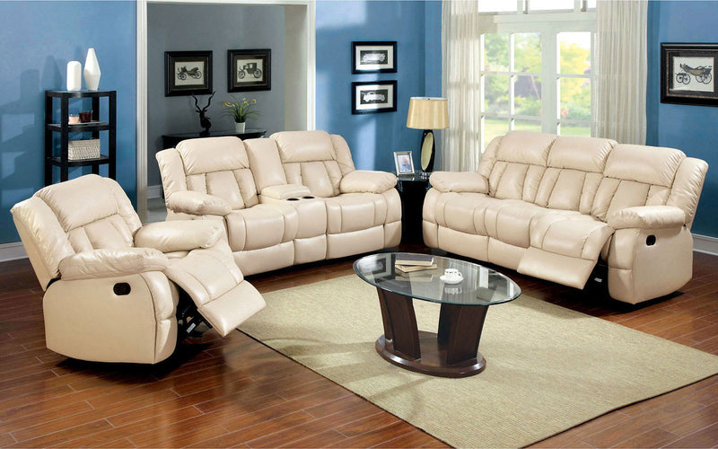 Barbado - Loveseat With 2 Recliners - Ivory - Grand Furniture GA