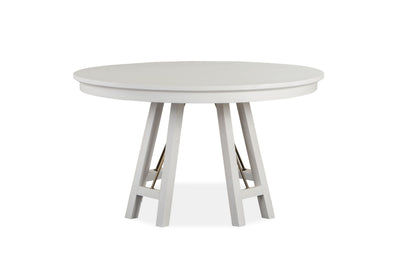 Heron Cove - Round Dining Table - Chalk White.