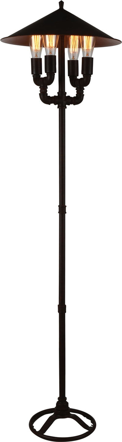 Coln - Floor Lamp - Black Satin - Grand Furniture GA