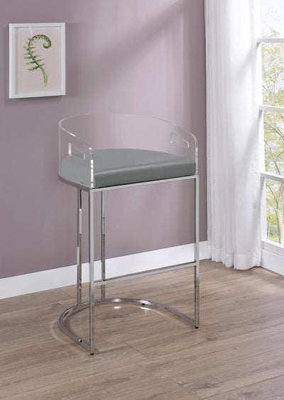 Thermosolis - Acrylic Back Stools (Set of 2)