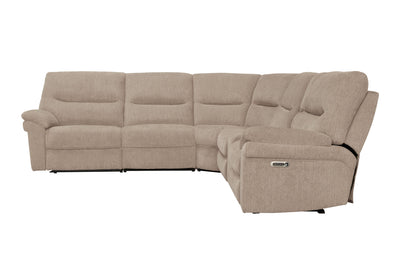 Bryant - 6 Piece Modular Power Reclining Sectional with Power Headrests and Entertainment Console