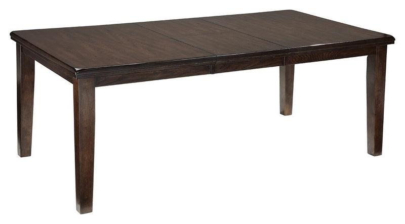 Haddigan - Dark Brown - Rect Dining Room Ext Table.