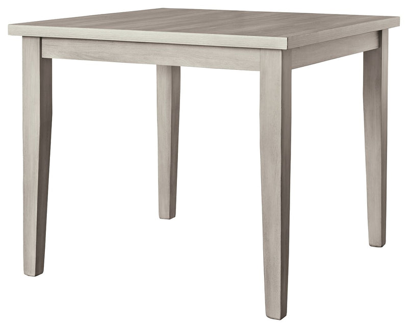 Loratti - Gray - Square Drm Table Set (Set of 5)