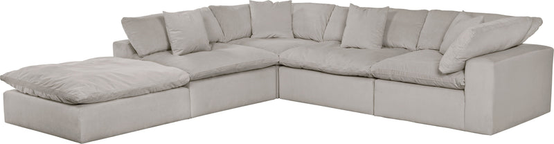 Posh Modular Sectional - Armless - Dove - 38"