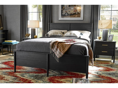 Curated - Langley Queen Bed - Black.