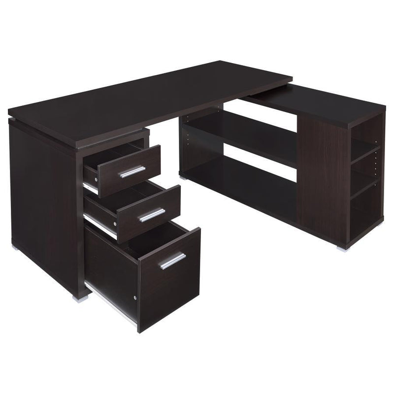 Yvette - L-shape Office Desk - Grand Furniture GA