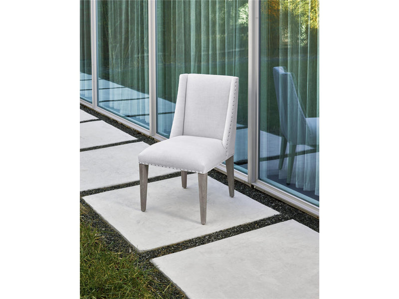 Modern - Tyndall Dining Chair - White - Fabric