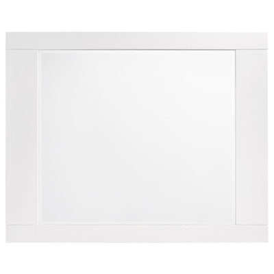 Felicity - Rectangle Dresser Mirror - Glossy White.