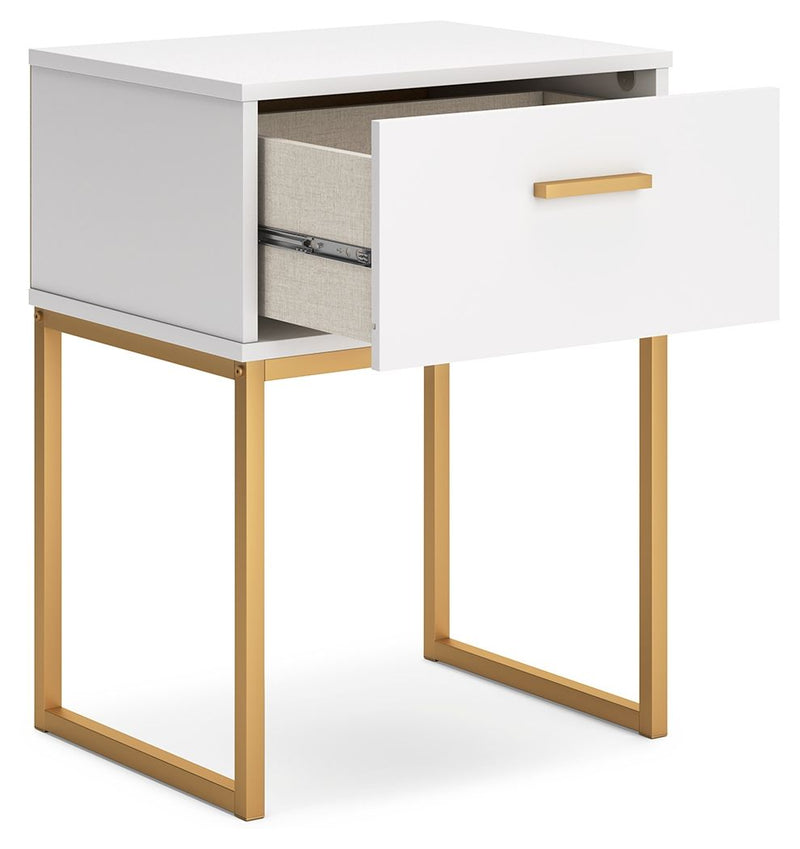 Socalle - Two-tone - One Drawer Night Stand