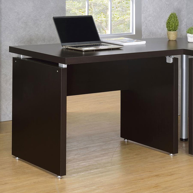 Skylar - Extension Desk - Cappuccino - Computer Desks - Grand Furniture GA