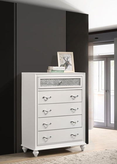 Barzini - 5-drawer Chest - Accent Chests - Grand Furniture GA