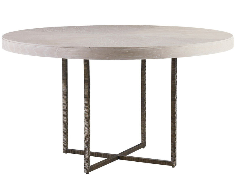 Modern - Robards Round Dining Table - Light Brown