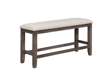 Regent - Cntr Height Bench - Charcoal Black.