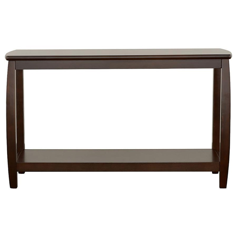 Dixon - Rectangular Sofa Table With Lower Shelf - Espresso.