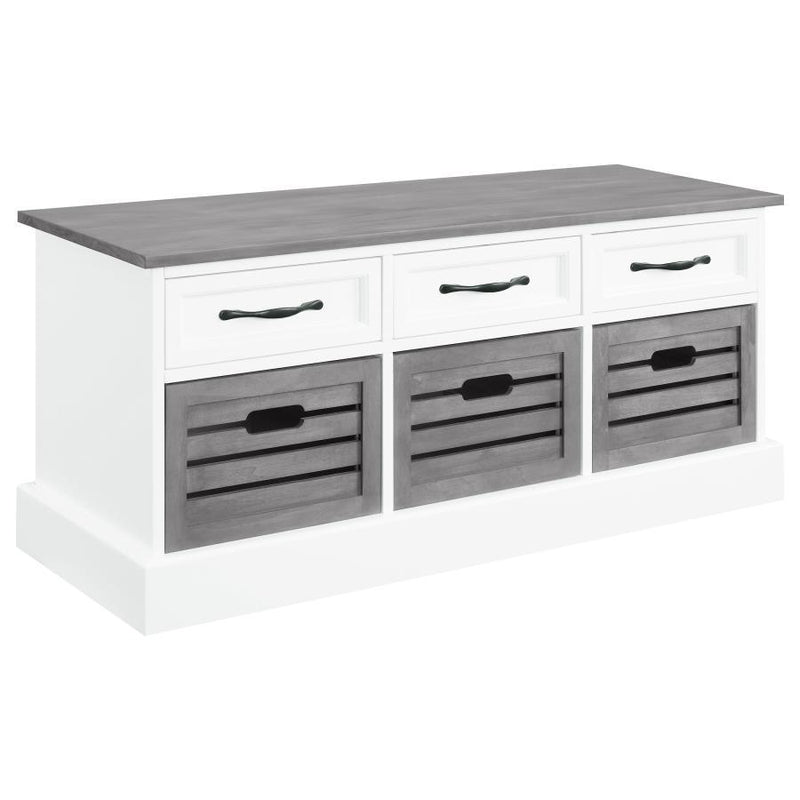 Alma - 3-drawer Storage Bench.