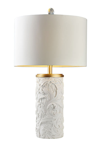 Beryl - Table Lamp - White / Gold - Grand Furniture GA