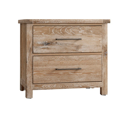 Dovetail - 2-Drawer Night Stand - Sun Bleached White.