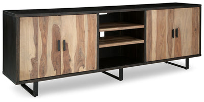Bellwick - Natural / Brown - Accent Cabinet.