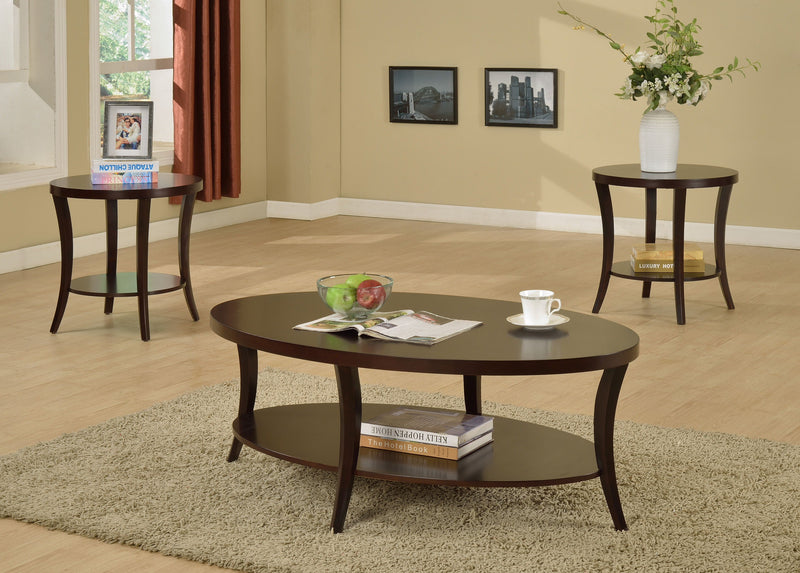 Rhonda - 3 Piece Cocktail Set - Brown - Grand Furniture GA