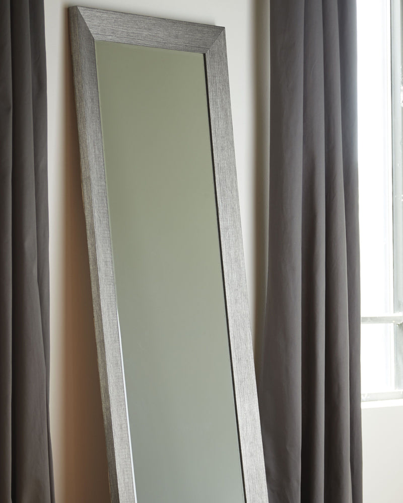 Duka - Silver Finish - Floor Mirror.