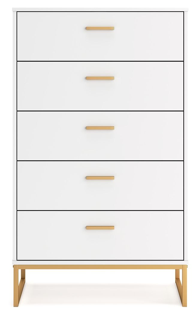 Socalle - Two-tone - Five Drawer Chest