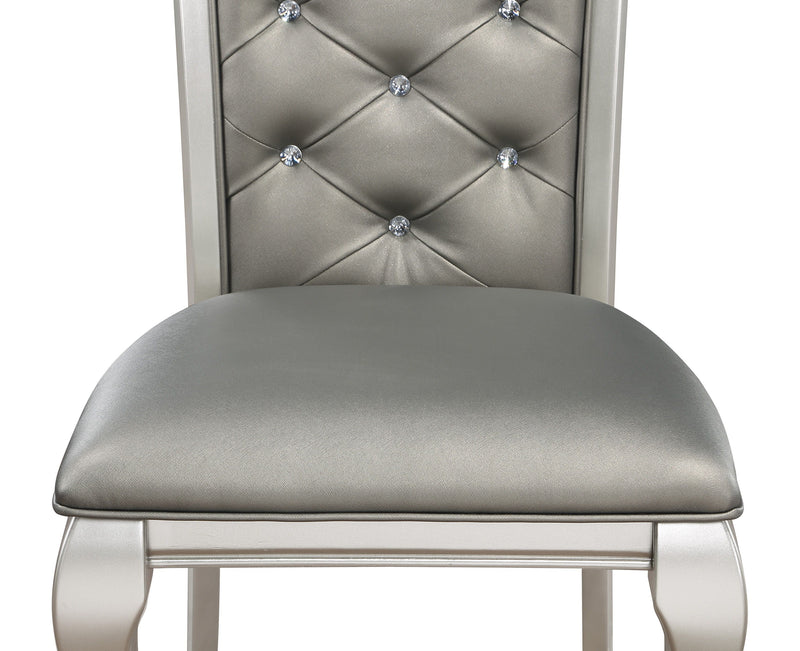 Caldwell - Side Chair (Set of 2) - Silver - Grand Furniture GA