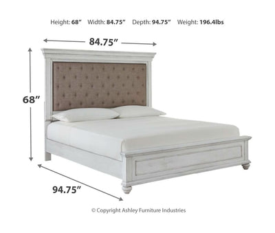 Kanwyn - Upholstered Panel Bed