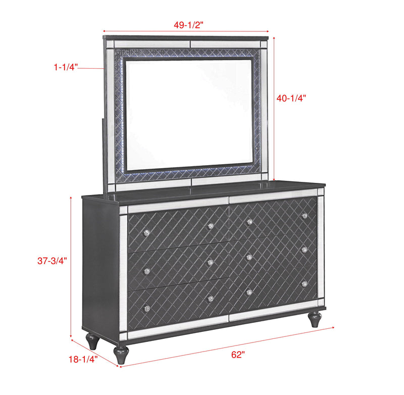 Refino - Dresser, Mirror - Dressers - Grand Furniture GA