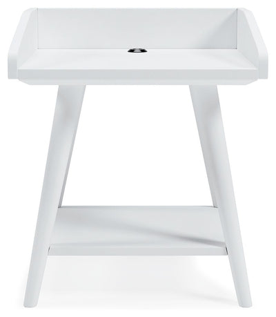 Blariden - White - Accent Table.