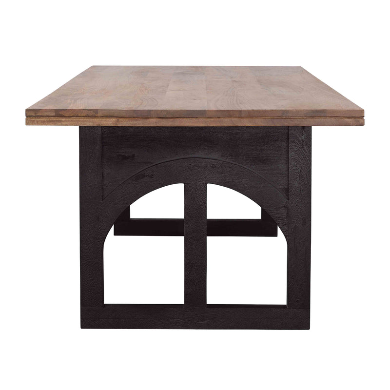 Gateway - Dining Table - Natural & Nightshade Black.