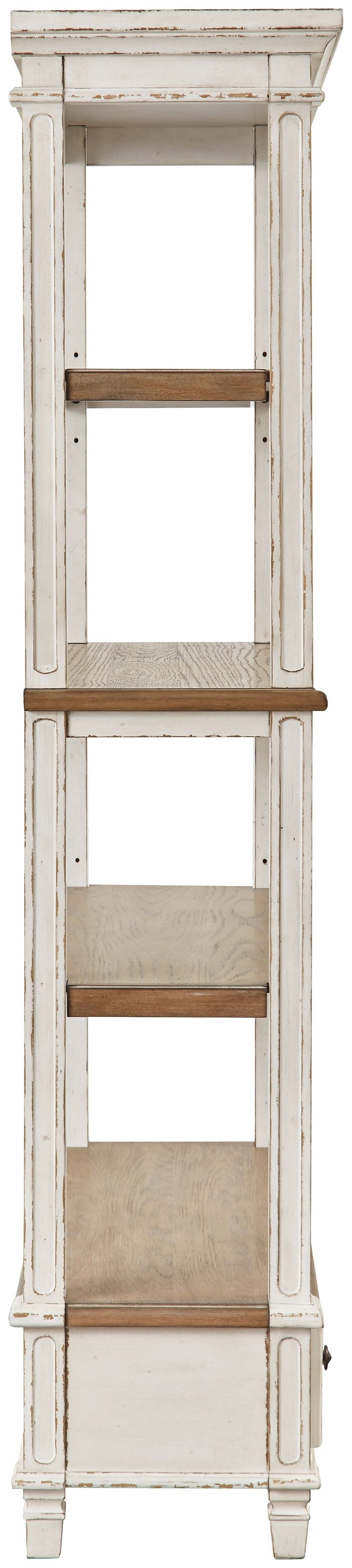 Realyn - Brown / White - Bookcase.