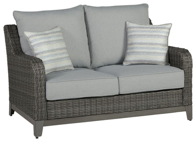 Elite Park - Gray - Loveseat W/Cushion.