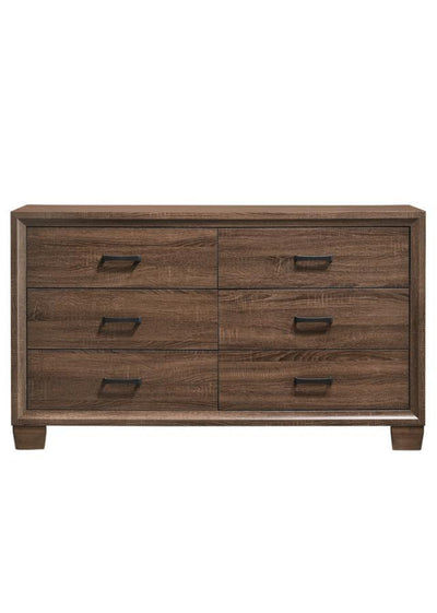 Brandon - 6-Drawer Dresser - Medium WArm - Brown - Grand Furniture GA