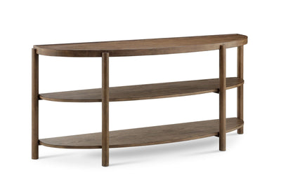 Hadleigh - Demilune Sofa Table - Honey.