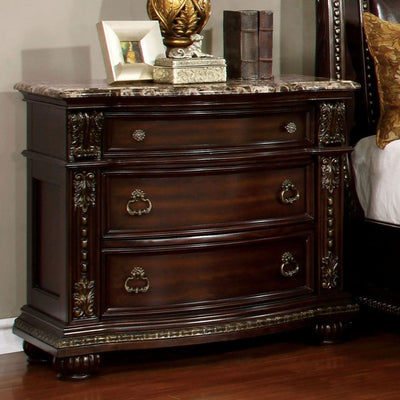 Fromberg - Nightstand - Brown Cherry - Grand Furniture GA