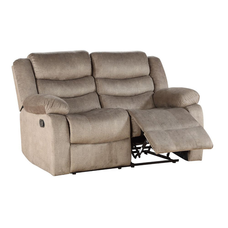 Angelina - Loveseat - Light Brown Fabric - Grand Furniture GA